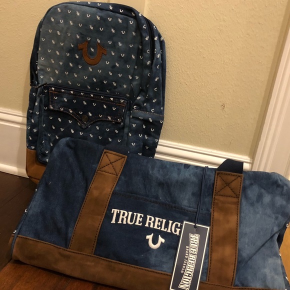 true religion jean backpack